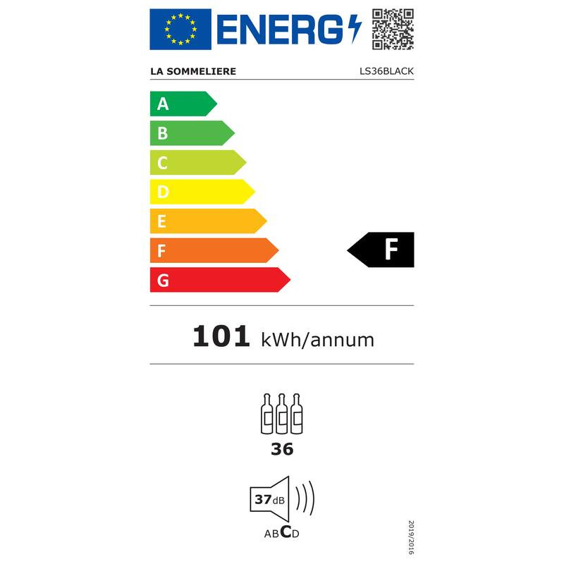 Cantina Vini LS36BLACK 36 Bottiglie La Sommelière: Eleganza e Efficienza