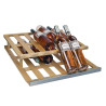 CLAPRE05 wooden display rack La Sommelière - elegant & practical 